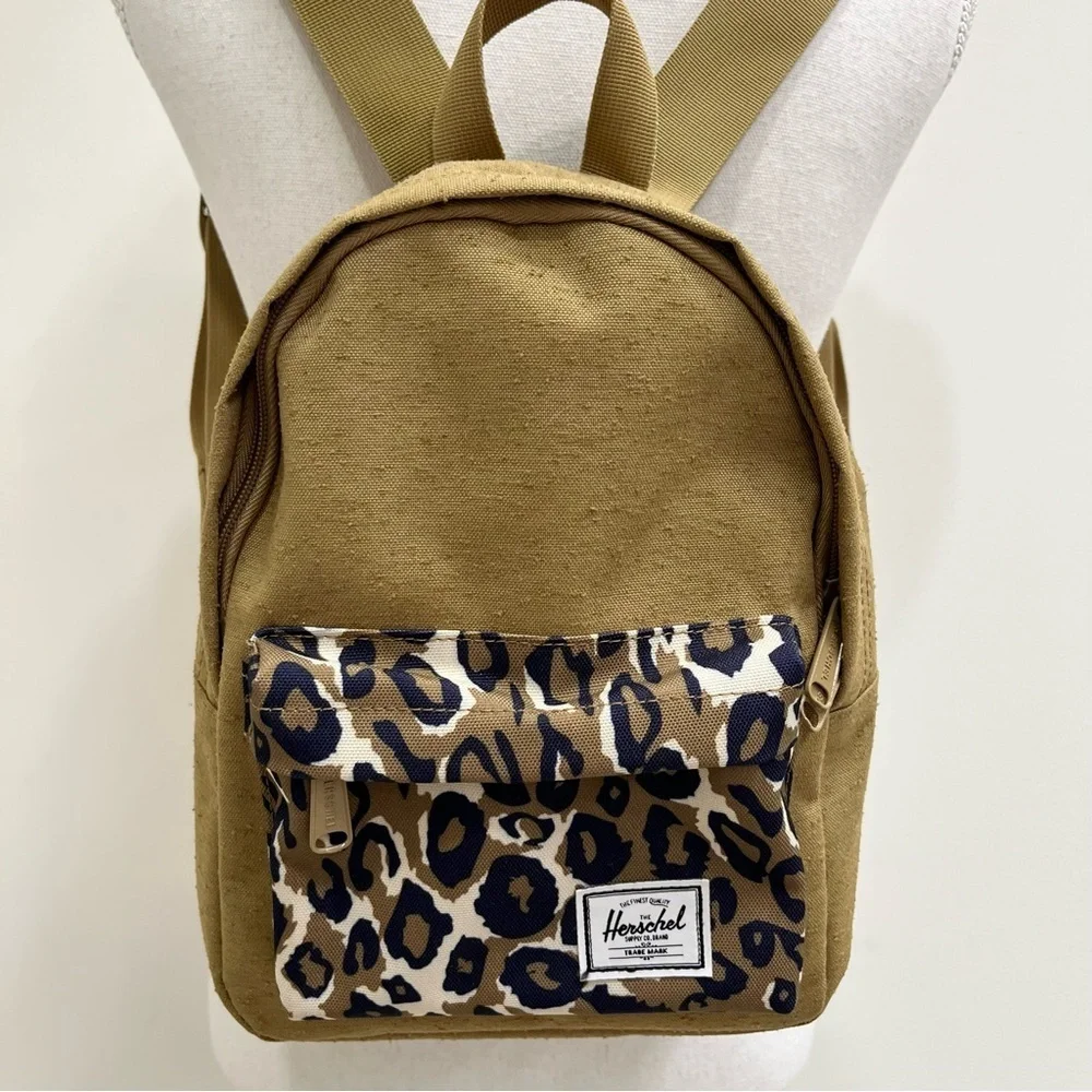 Herschel Supply Co. Little America Mid Volume 17L backpack tan/khaki leopard